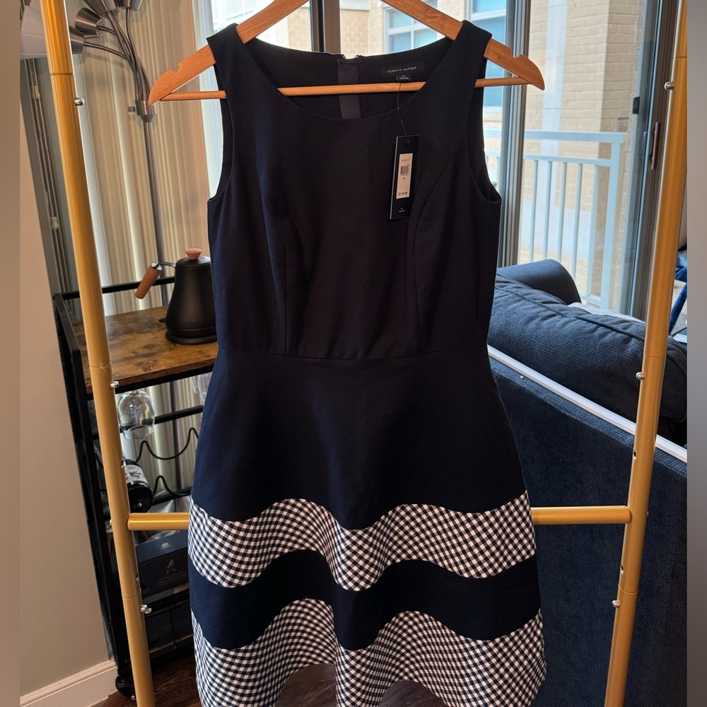 NEW WITH TAGS- Tommy Hilfiger Navy Dress.